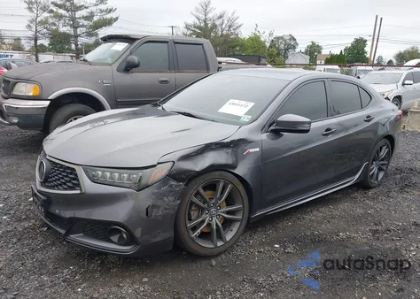 2019 Acura Tlx Tech A-Spec Pkgs from USA, damaged, VIN 19UUB2F60KA004390